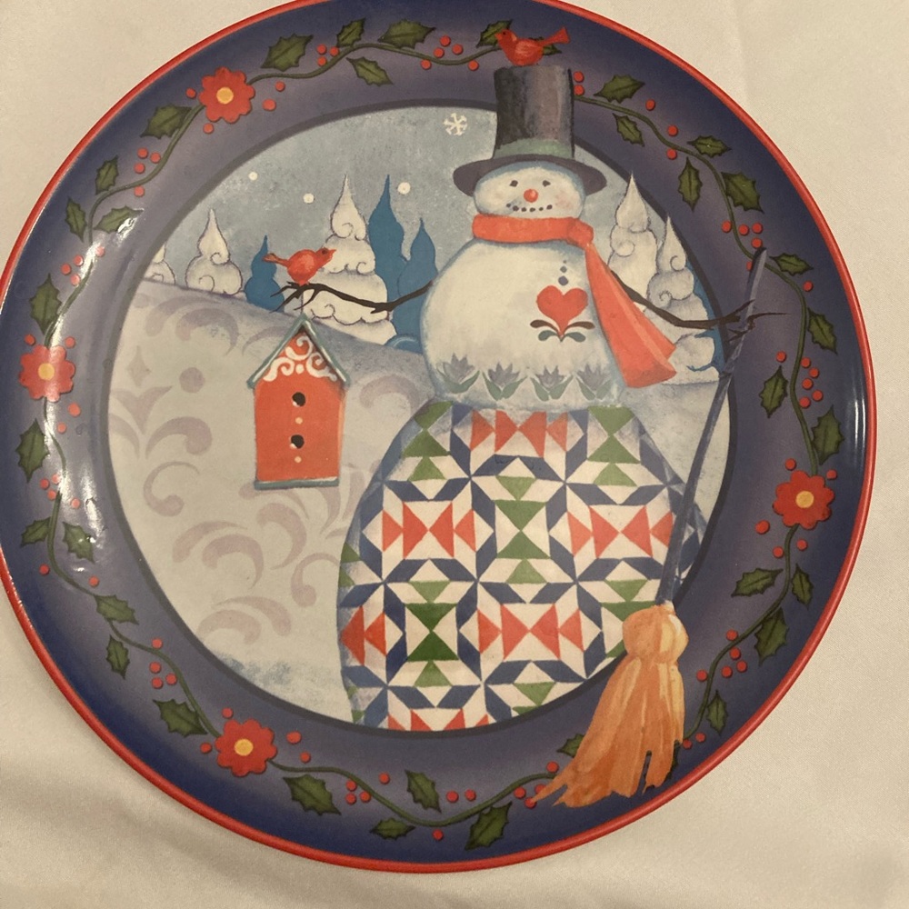 Jim shore dinner plate